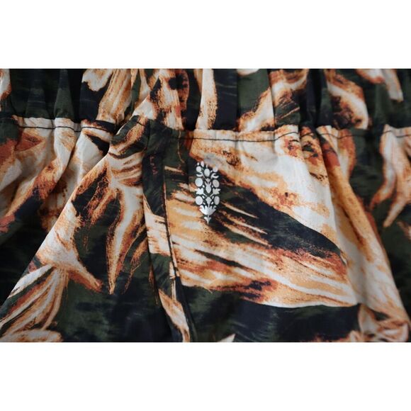 FP Movement OB1223545 Women Sz M Green Combo The Way Home Printed Running Shorts - Picture 6 of 9